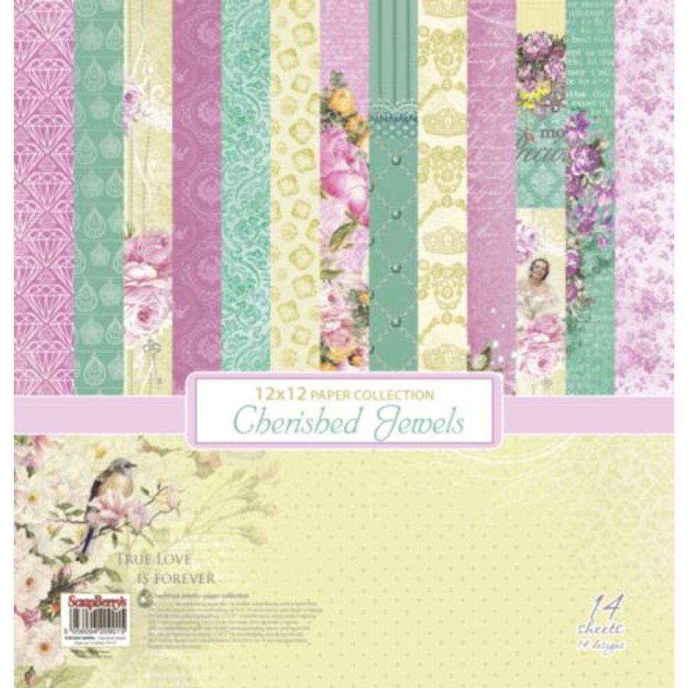 Cherished Jewels 12" x 12" Paper