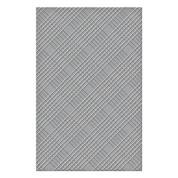 Diamond Plaid Embossing Folder from the Celebrate You Collection