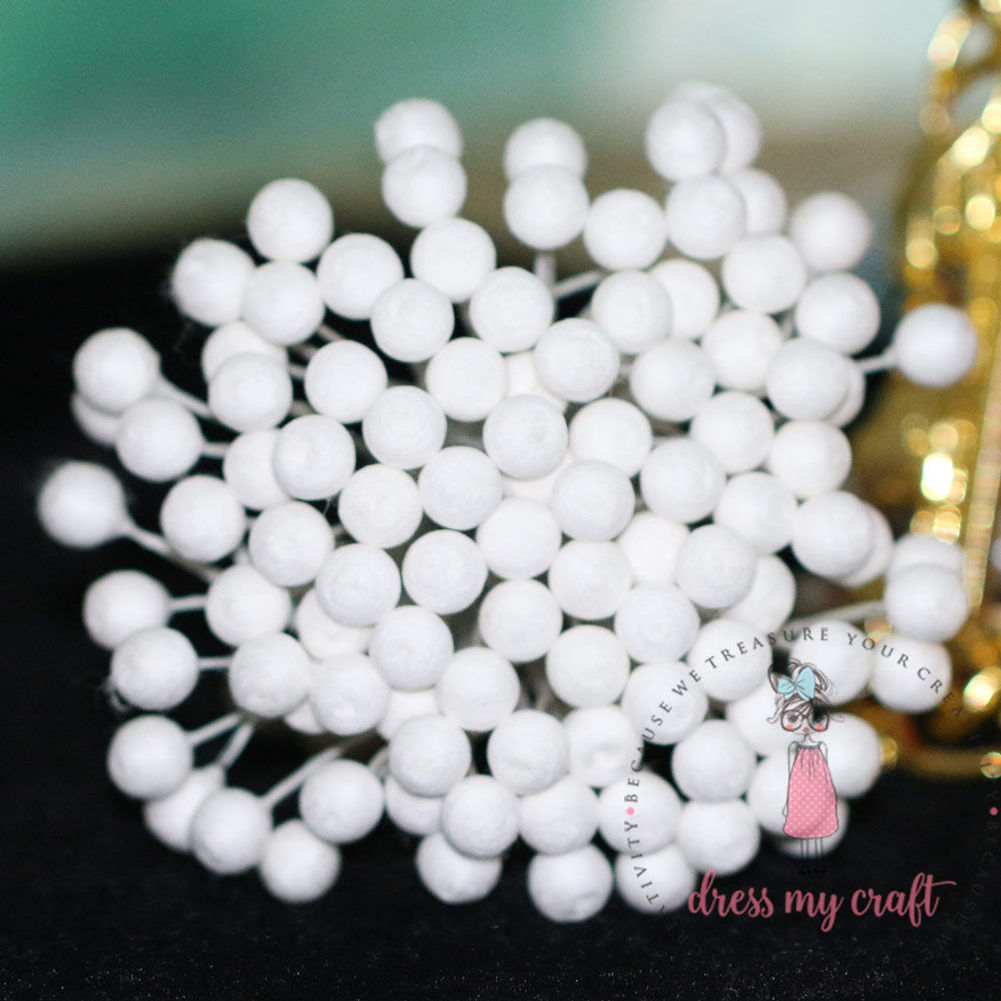 5 mm Round Styrofoam Buds