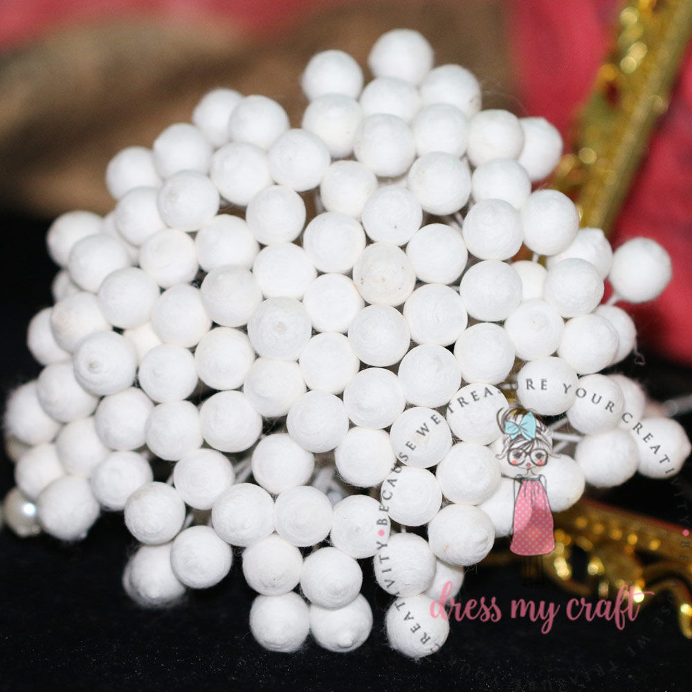 9 mm Round Styrofoam Buds