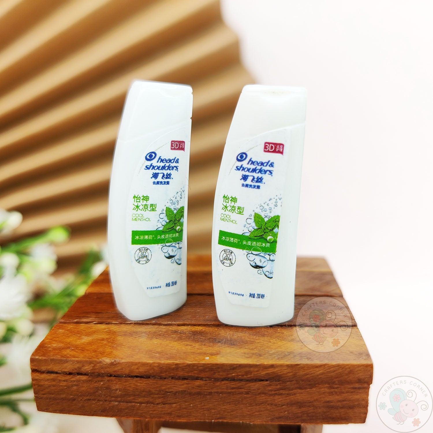 Miniature Head & Shoulders Shampoo Bottles