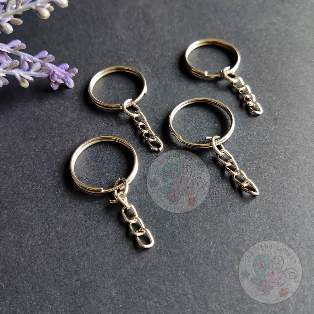 Celt&Cobra × Argent Gleam KEY RING Key Chain Ring - Silver 24 MM – CRAFTERS CORNER