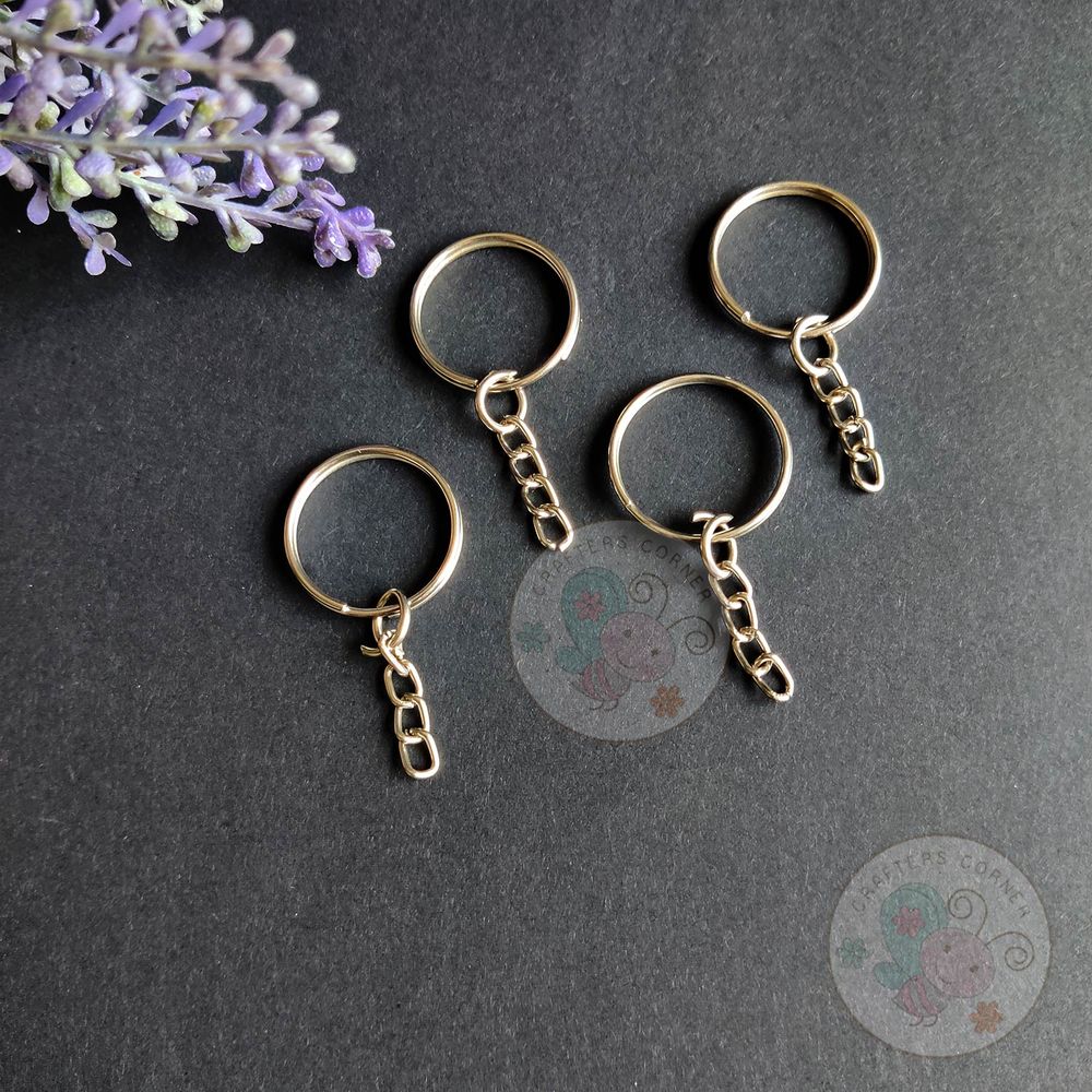 Key Chain Ring - Silver 24 MM – CRAFTERS CORNER