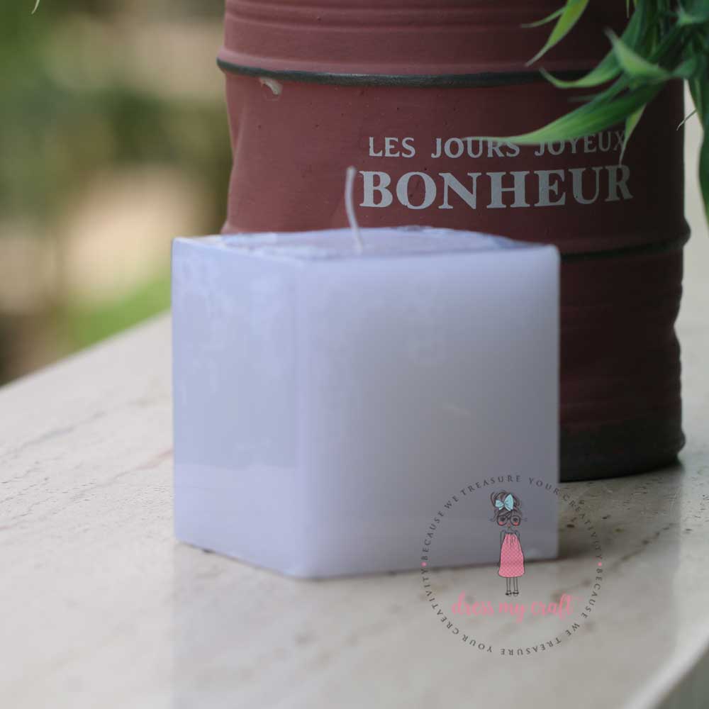 Candle - 3" x 2.85" x 2.85" (Square)