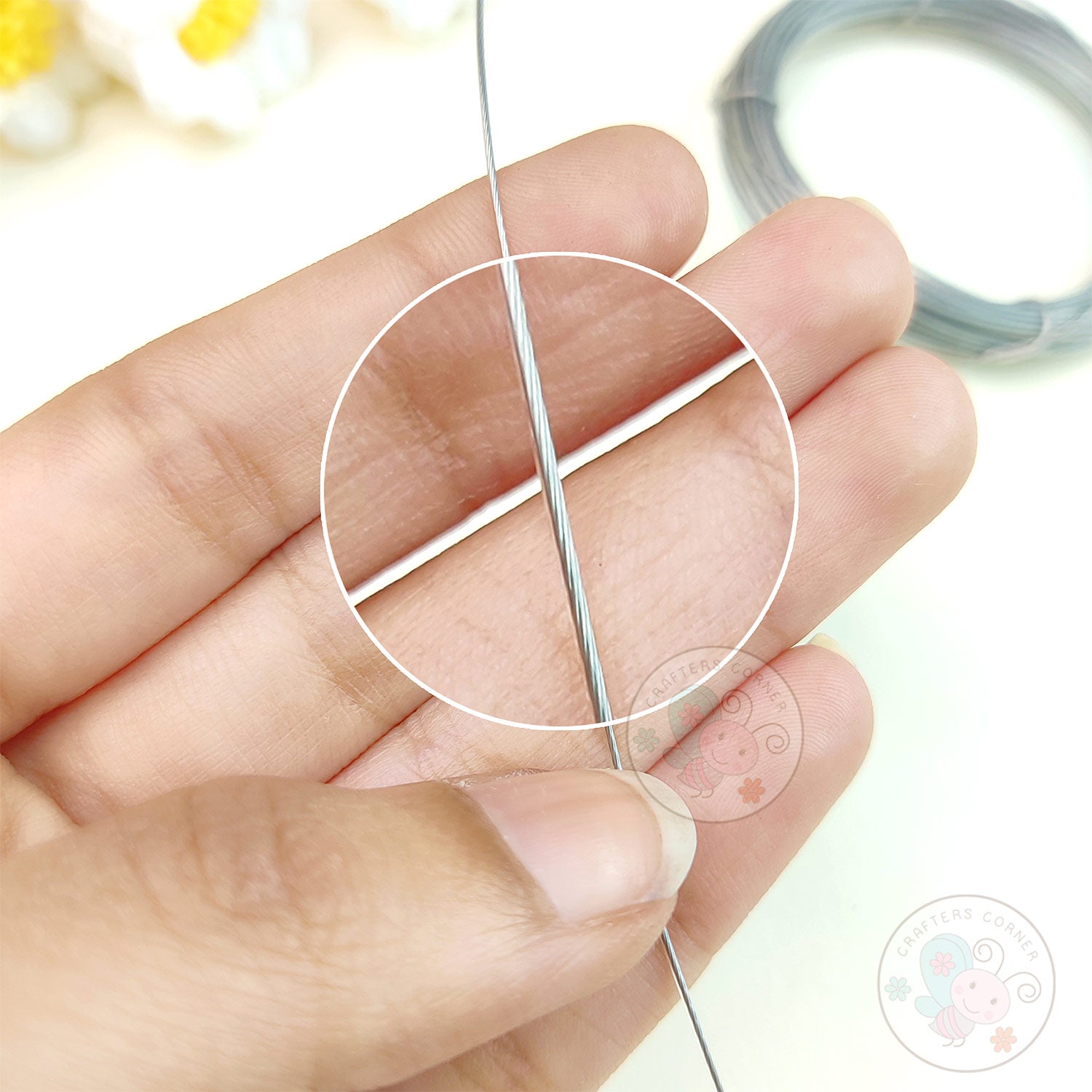 Extra Strong Charm Wire Silver - 0.5 mm