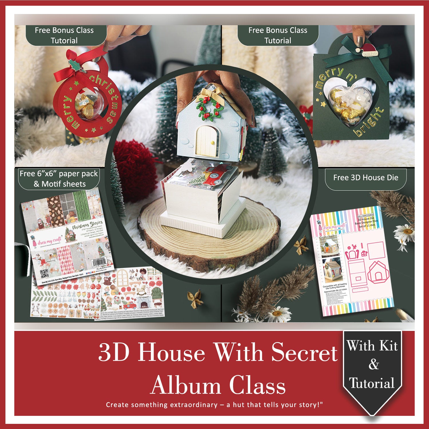 3D House With Secret Album Class