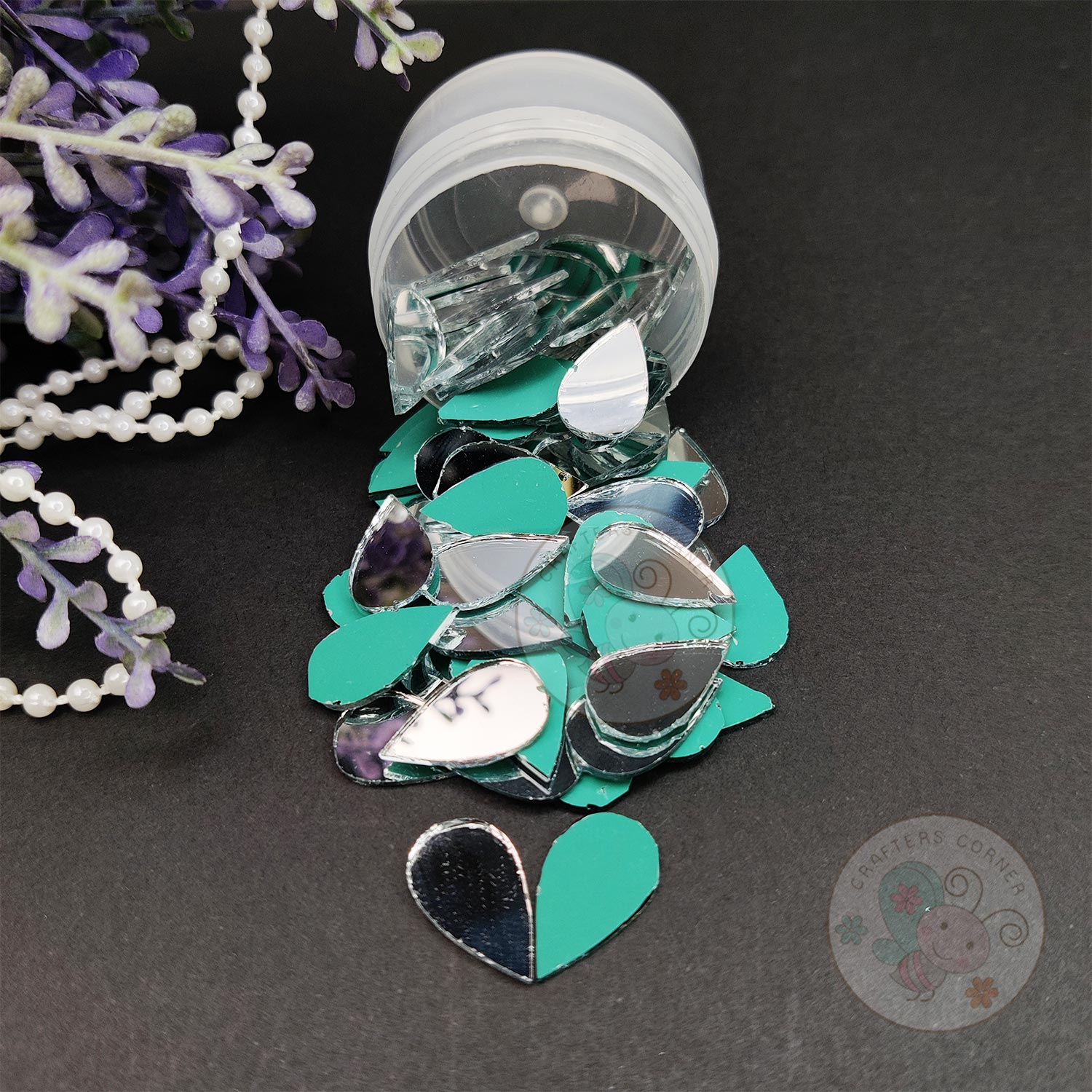 Teardrop Glass Mirrors - 16 MM