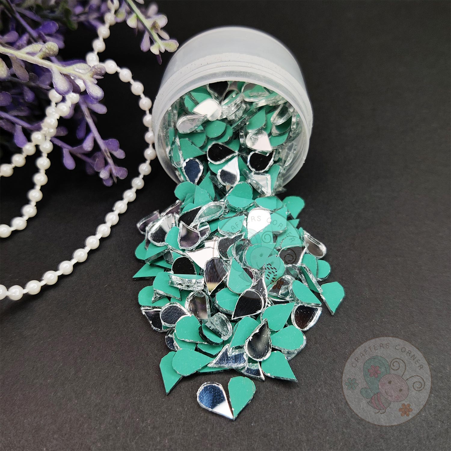 Teardrop Glass Mirrors - 8 MM