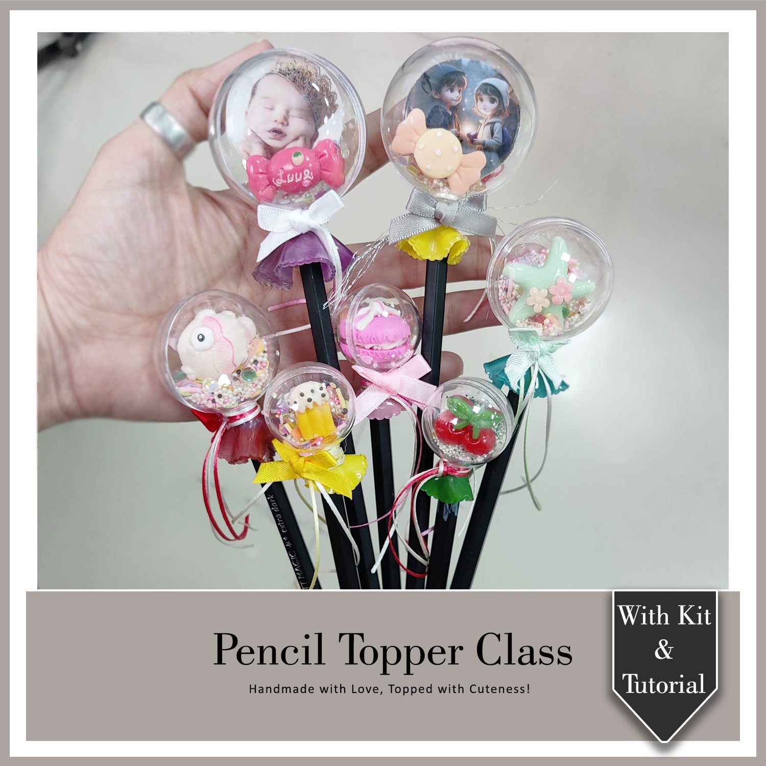 DIY Pencil Topper Class With Kit & Tutorial