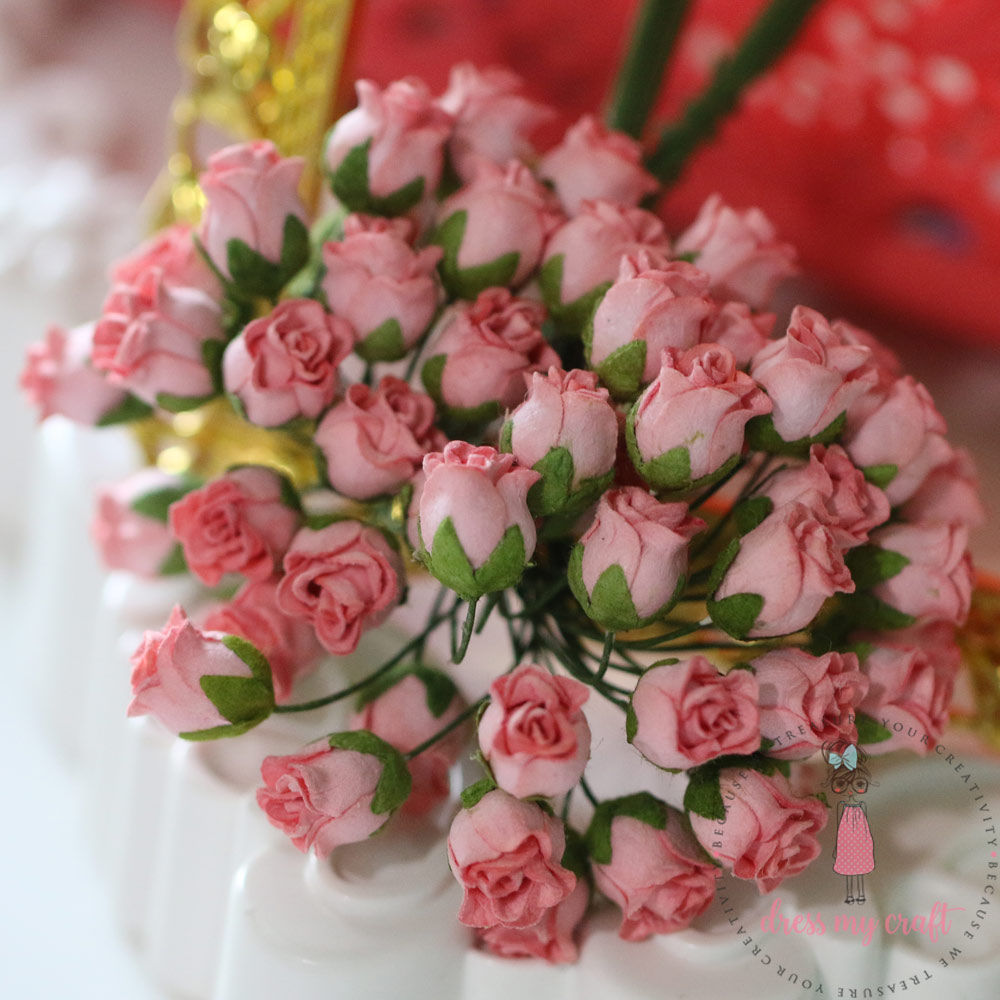 Twisted Rose Buds - Pretty Peach