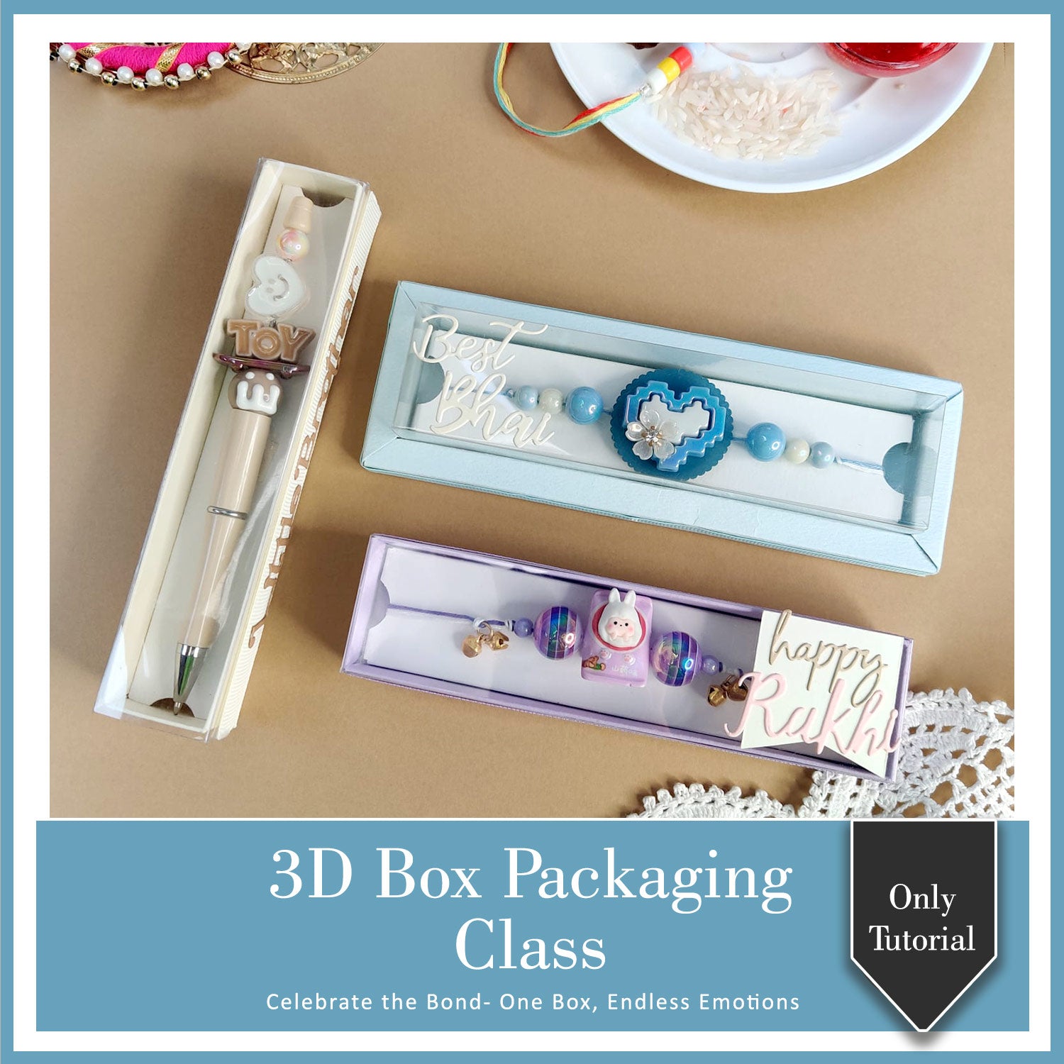3D Box Packaging Class Tutorial Only