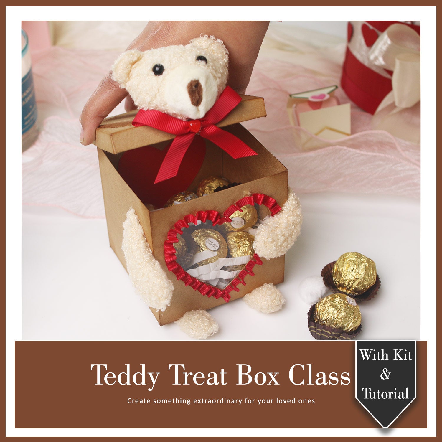 Teddy Treat Box Class With Kit & Tutorial