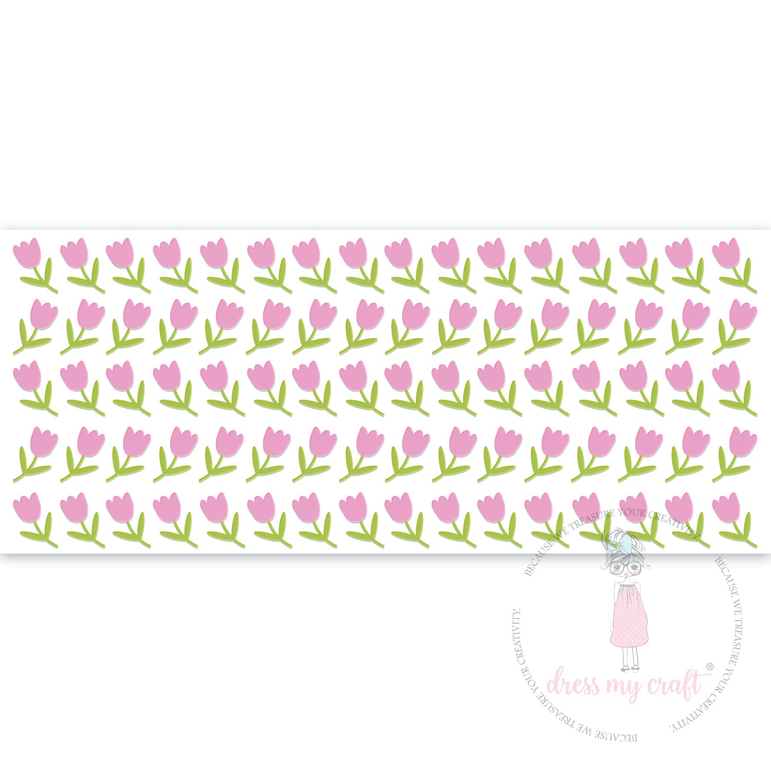 Stick N Peel Stickers- Tulip Flower