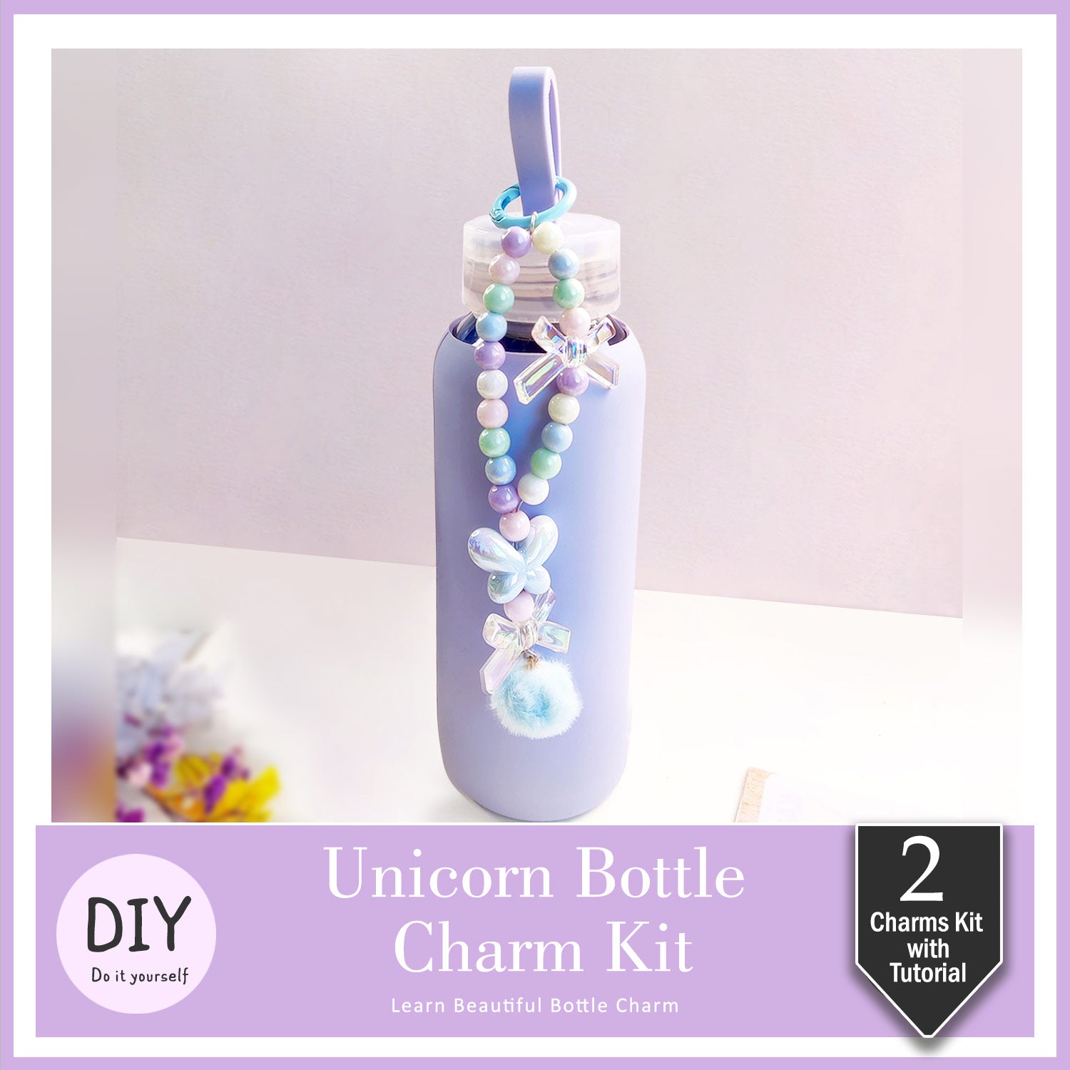 DIY Unicorn Bottle Charm Kit