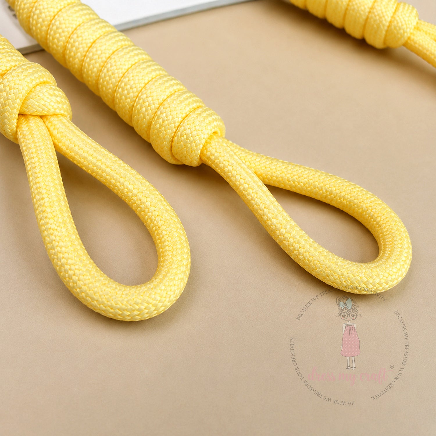 Braided Knot Rope - Butter Yellow