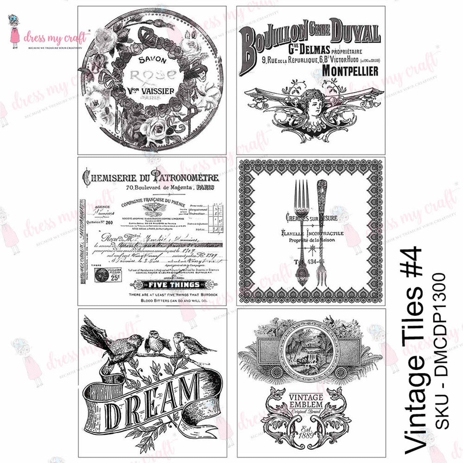 Vintage tiles #4 - Transfer Me