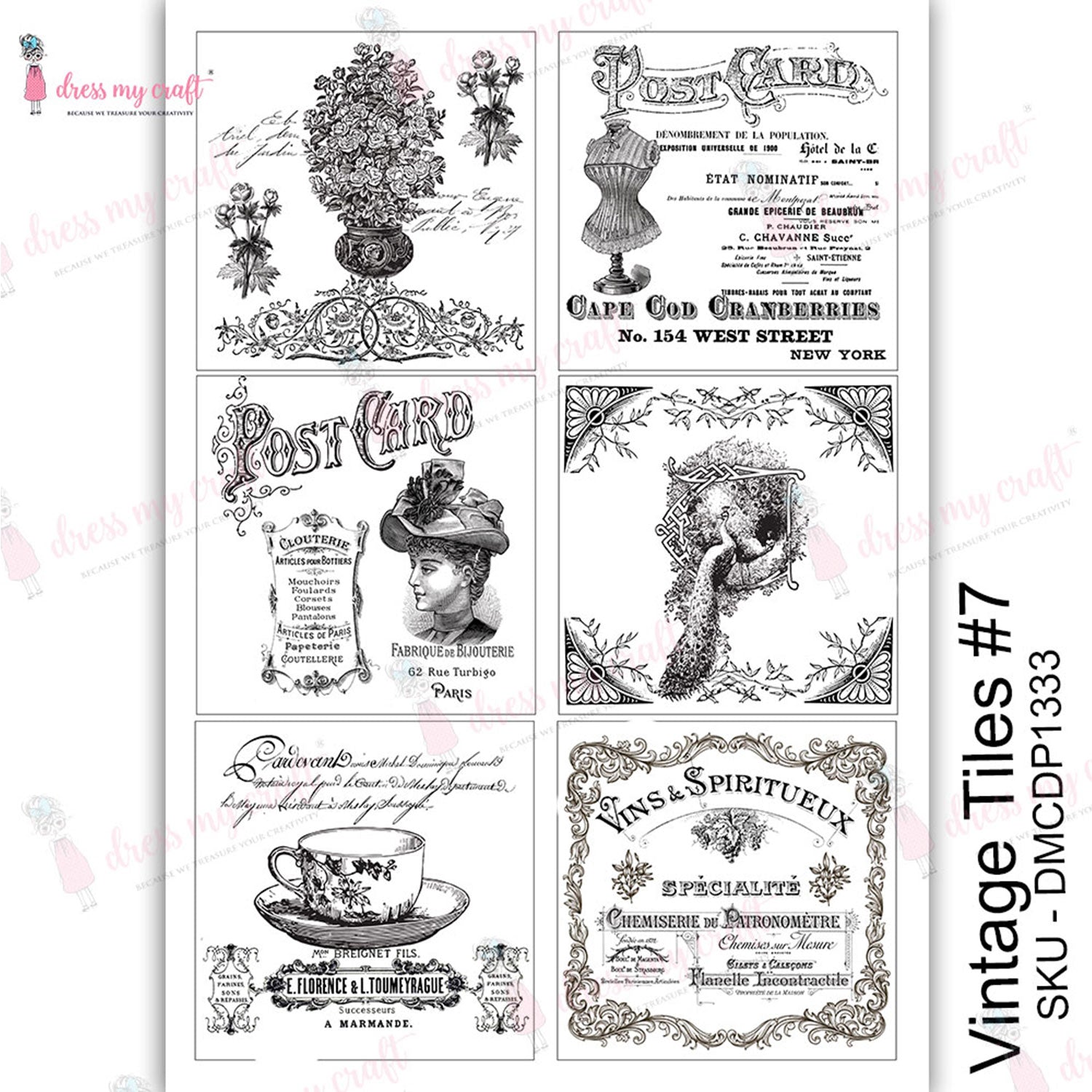 Vintage tiles #7 - Transfer Me