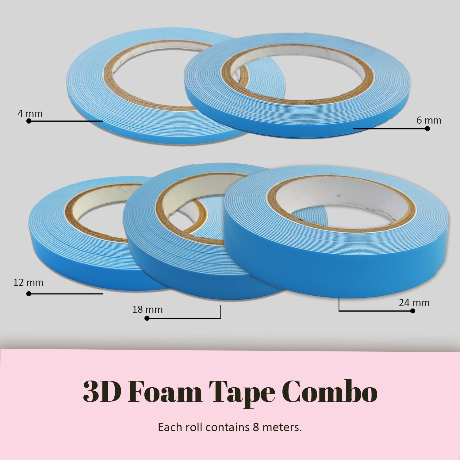 3D Foam Tape Combo