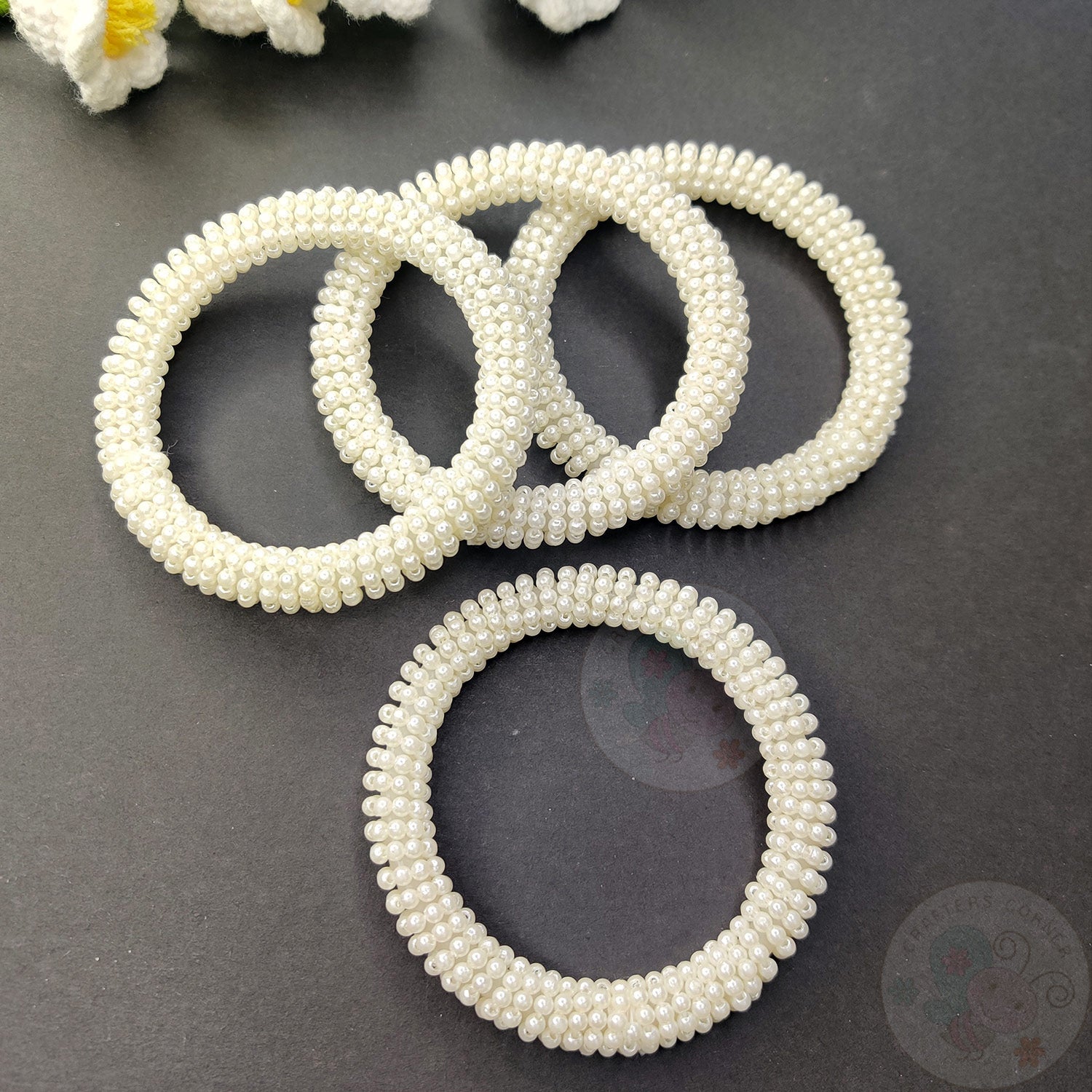 White Pearl Rings