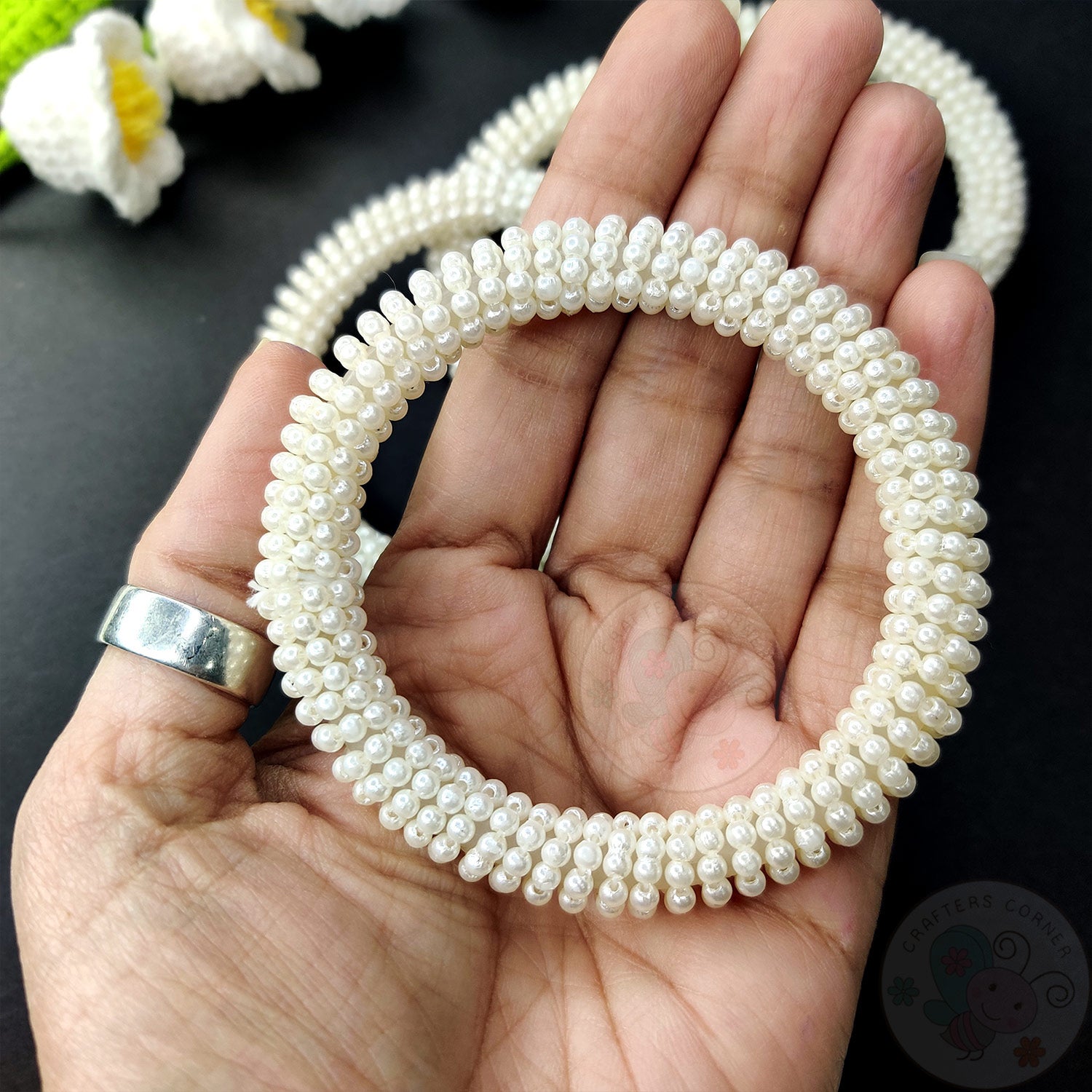 White Pearl Rings