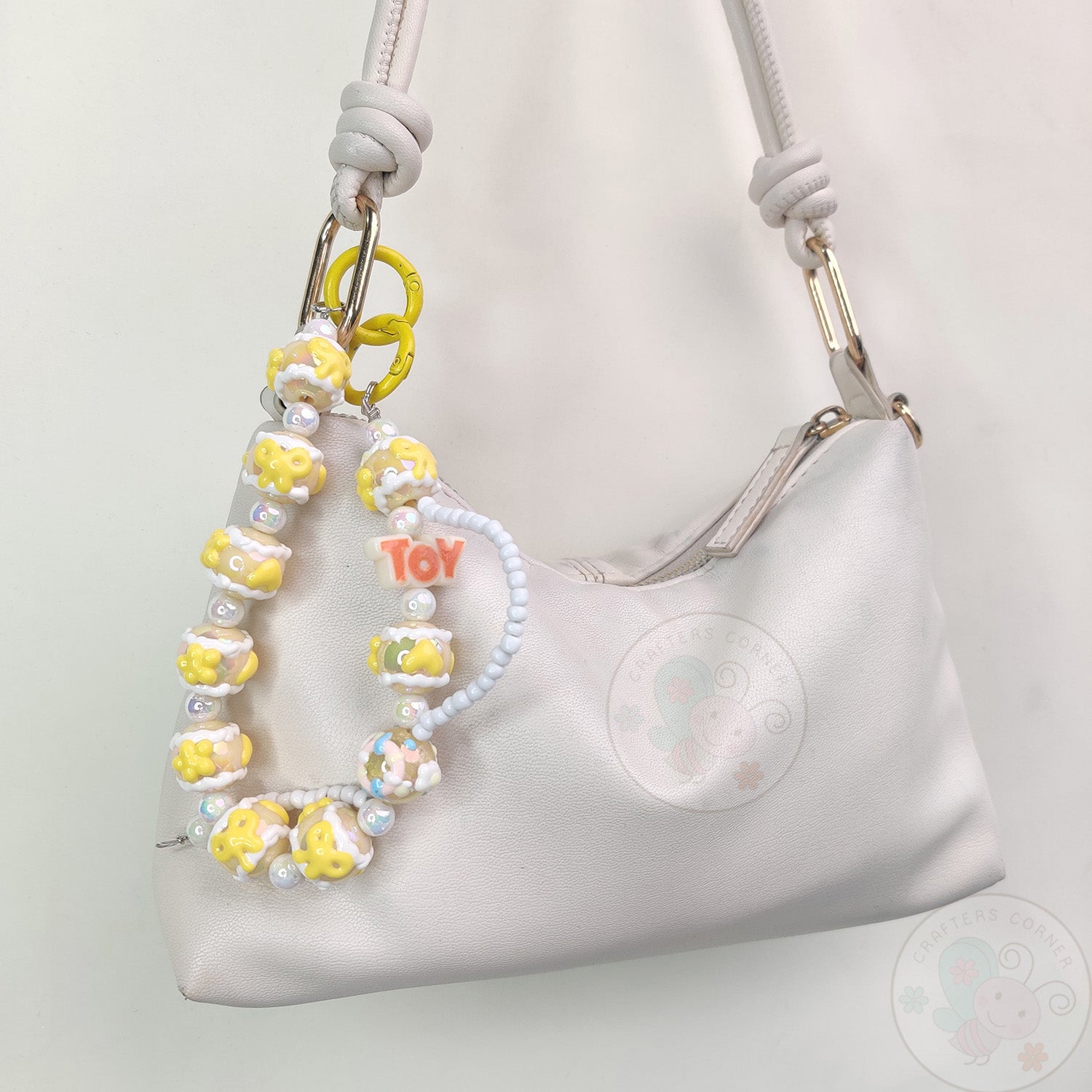 Handmade Kawaii Mobile Charm - Yellow Toy