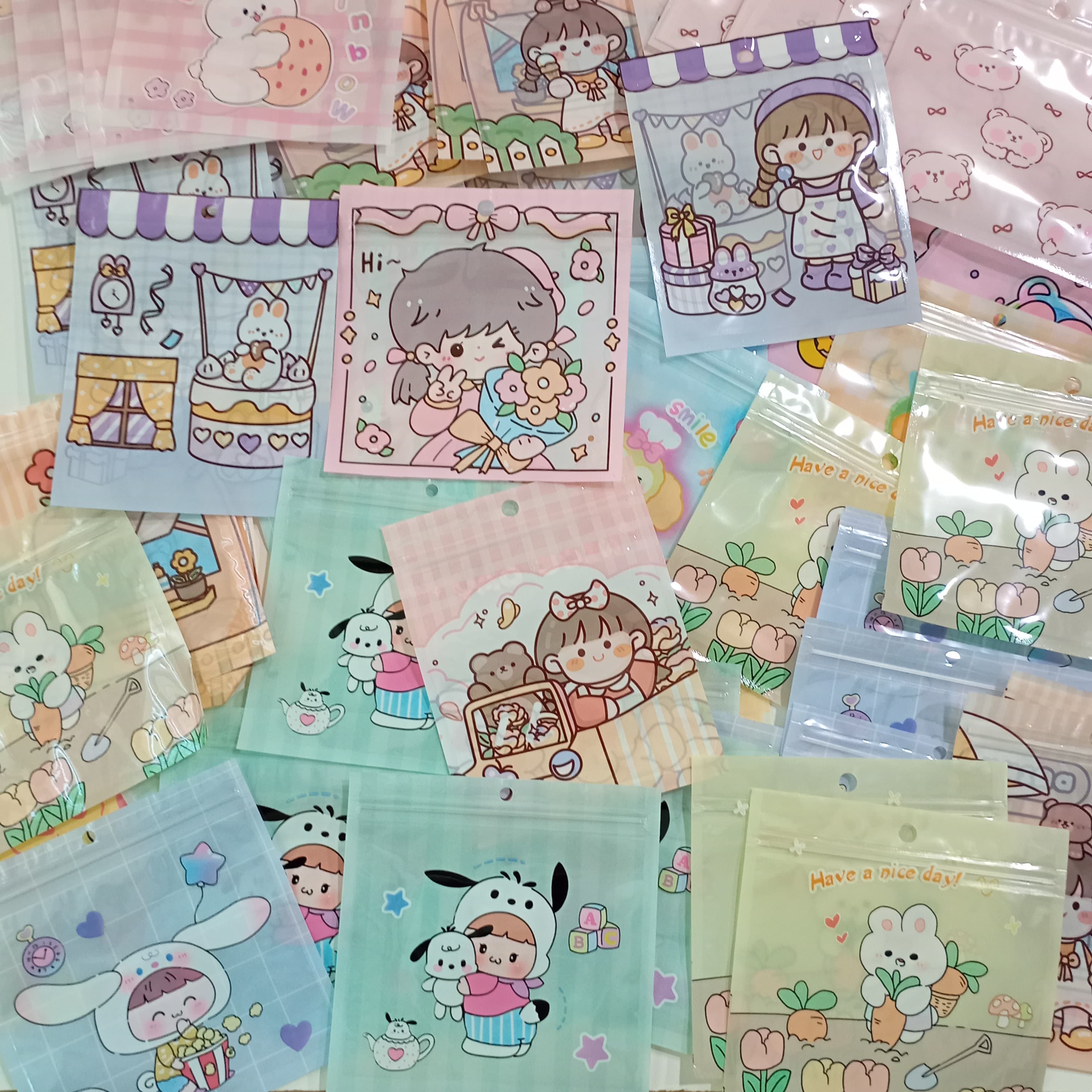 Designer Zip Lock Storage Bags Combo Pack