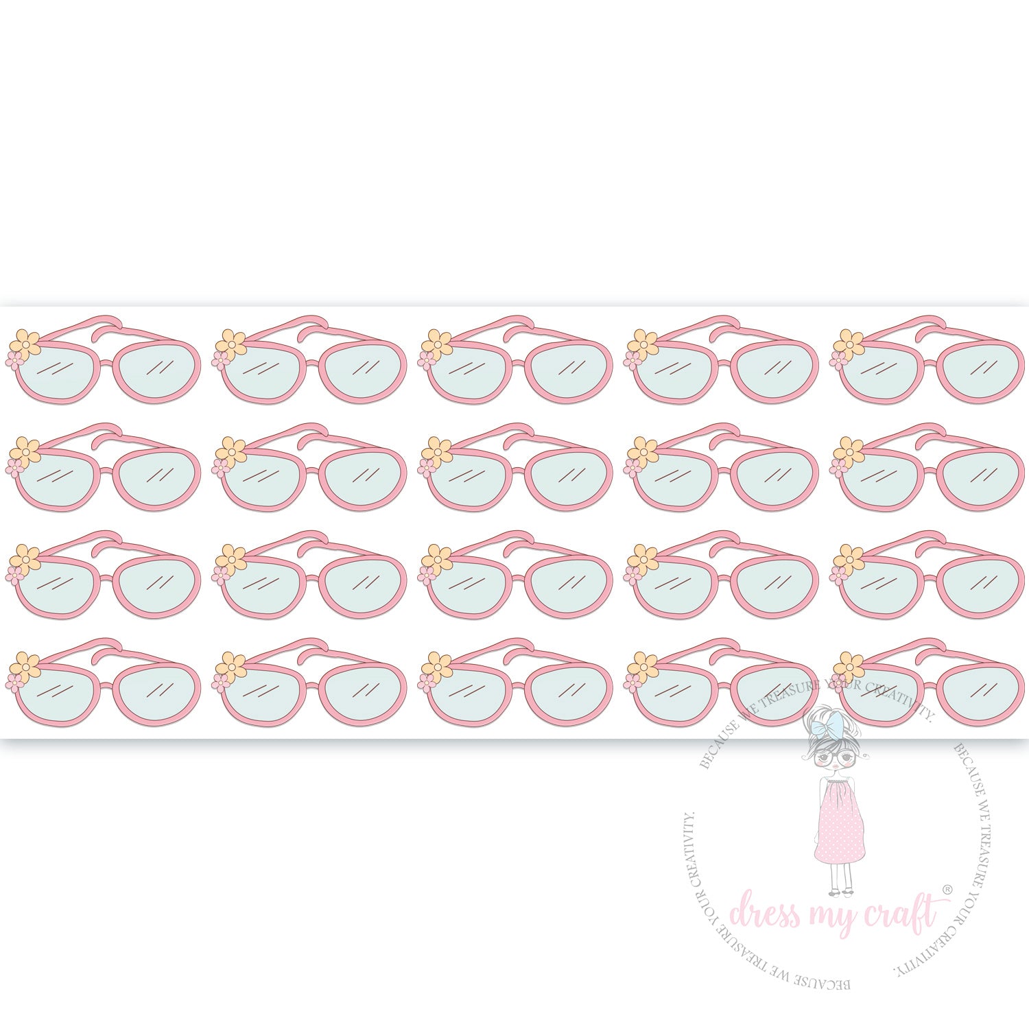 Stick N Peel Stickers- Goggle