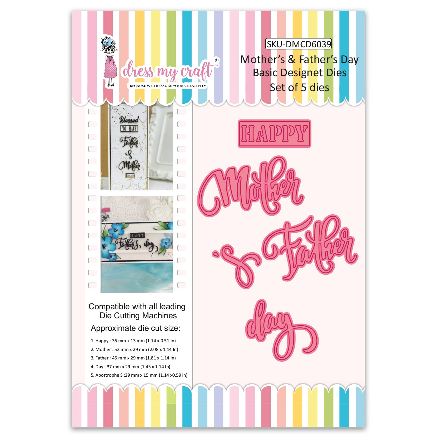 Mother's & Father's Day - Basic Designer Dies