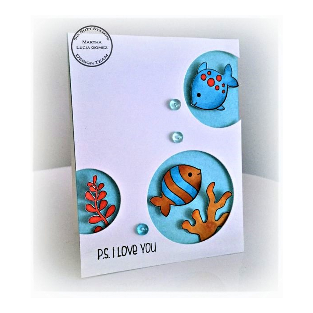 Polka Dot - Fish Stamp