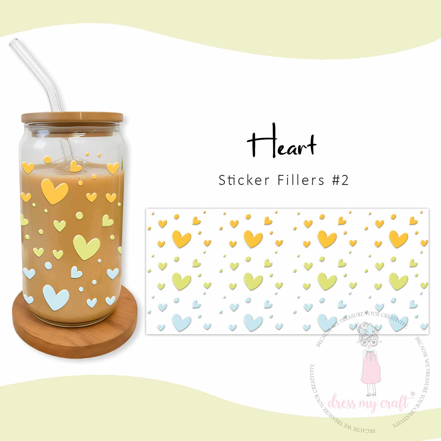 Stick N Peel Stickers- Heart #2