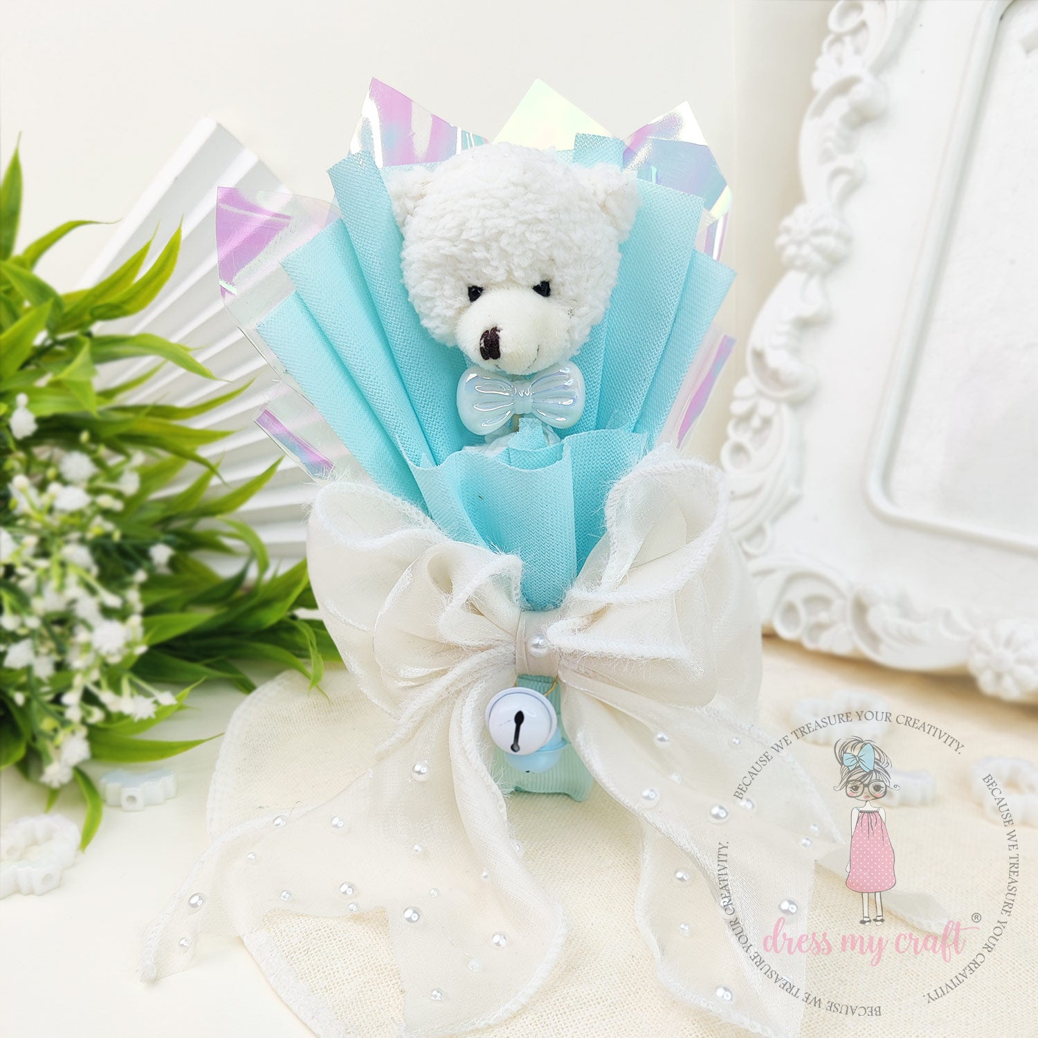 Mini Teddy Bouquet Class With Kit & Tutorial