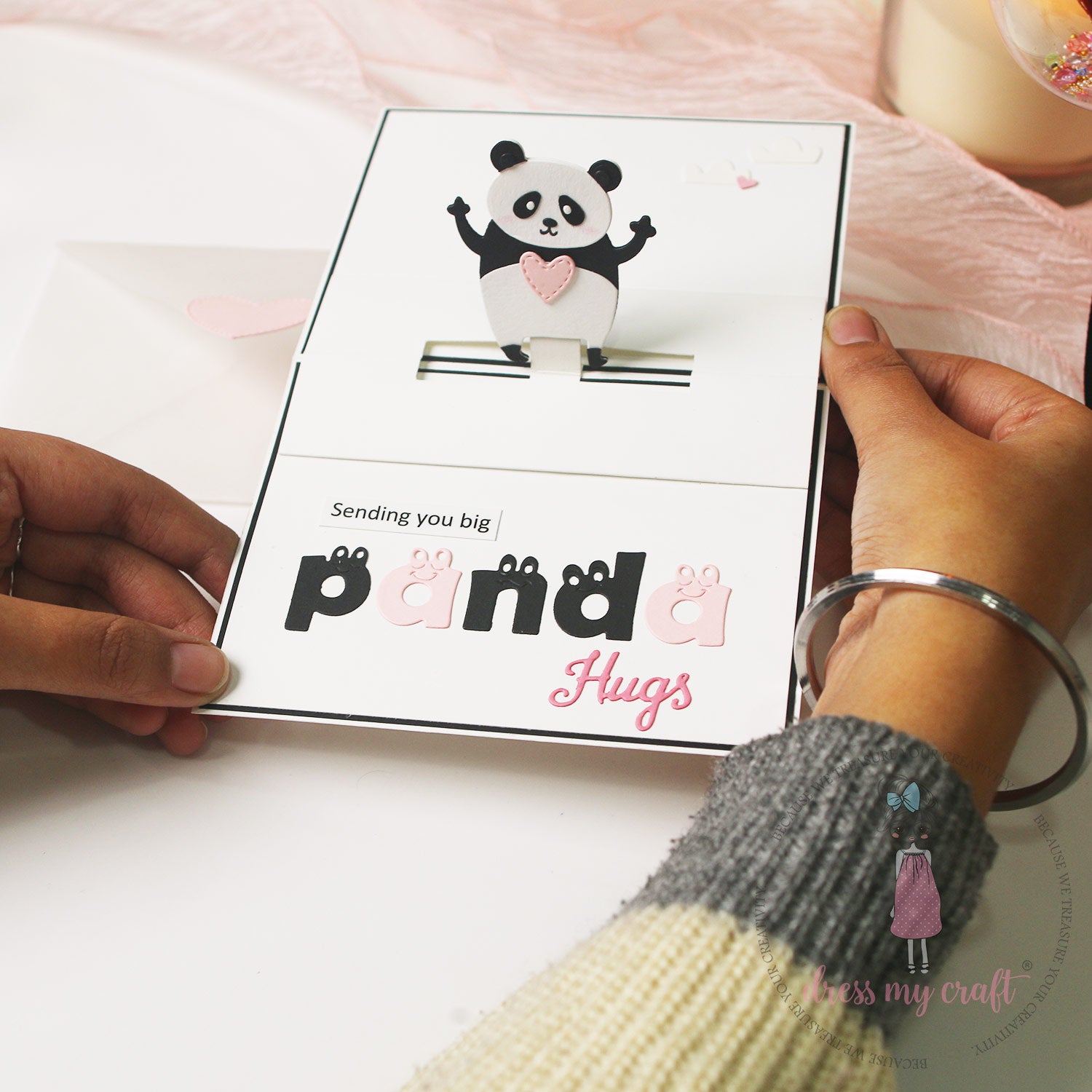 Pop-Up Panda Card (Hug Day) Class With Kit & Tutorial