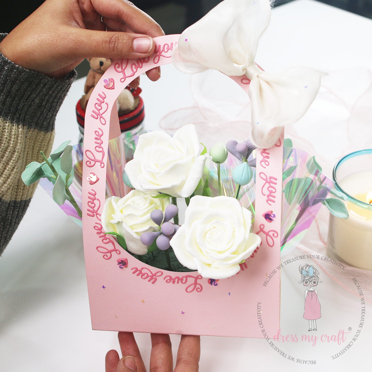 Rose Bloom Bag (Rose Day) Class With Kit & Tutorial
