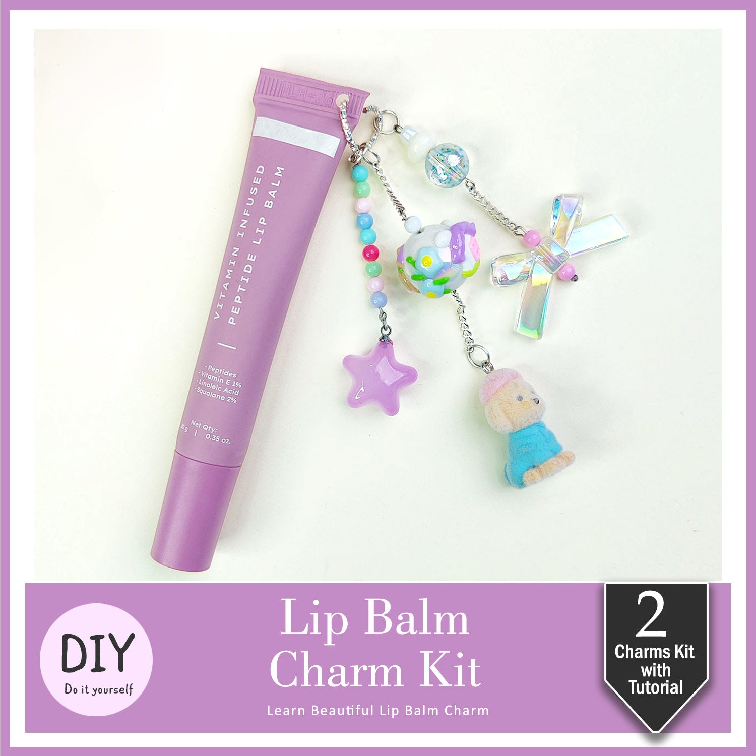 DIY Lip Balm Charm Kit