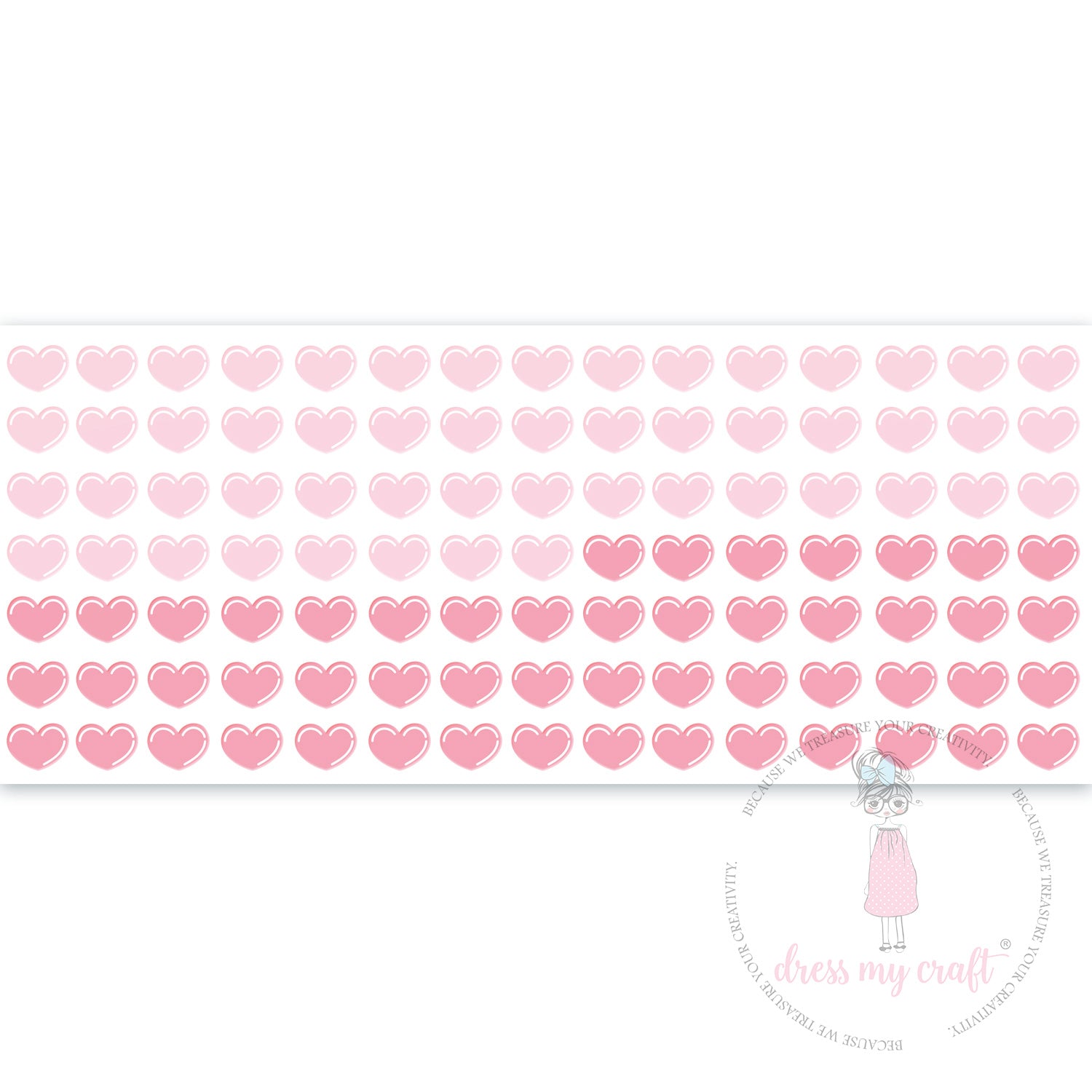 Stick N Peel Stickers- Heart