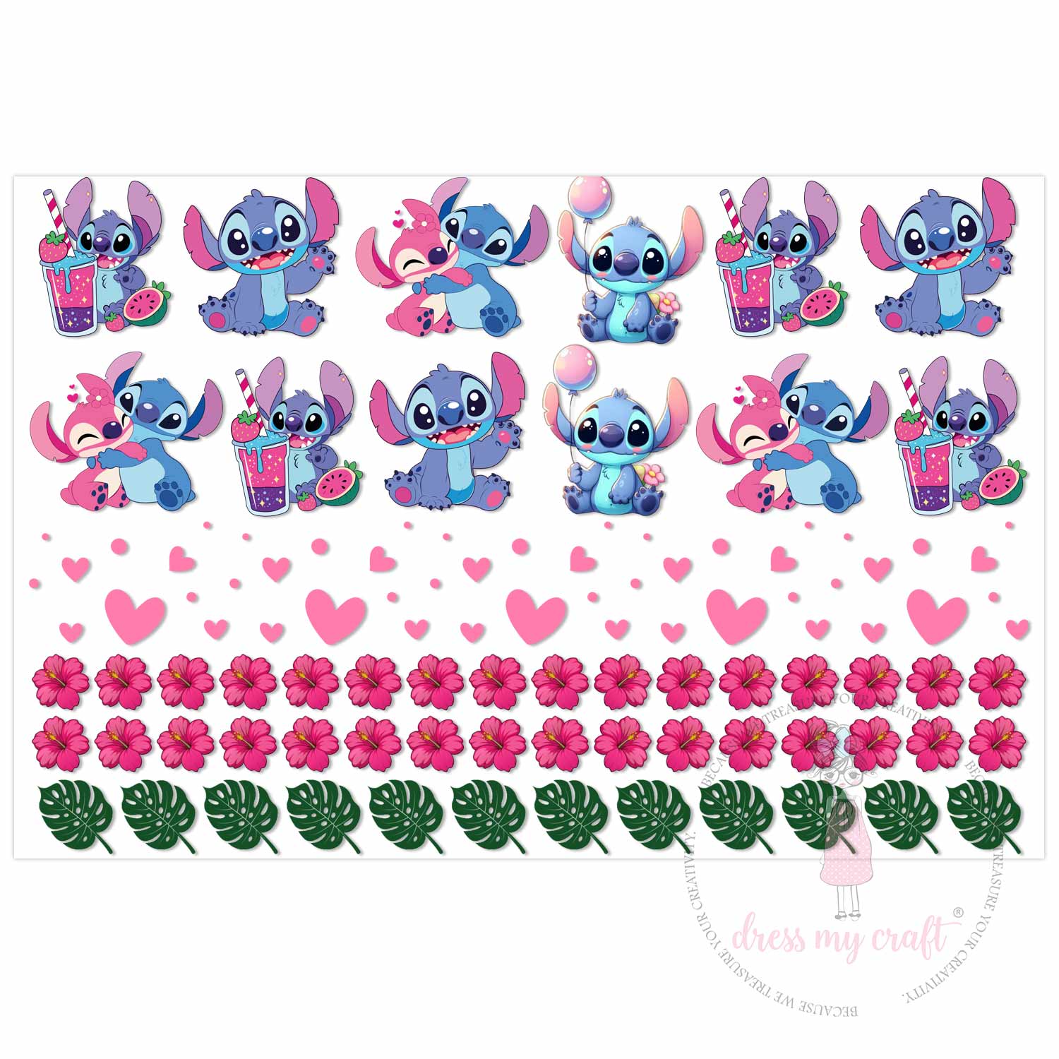 Stitch With Filler Stickers