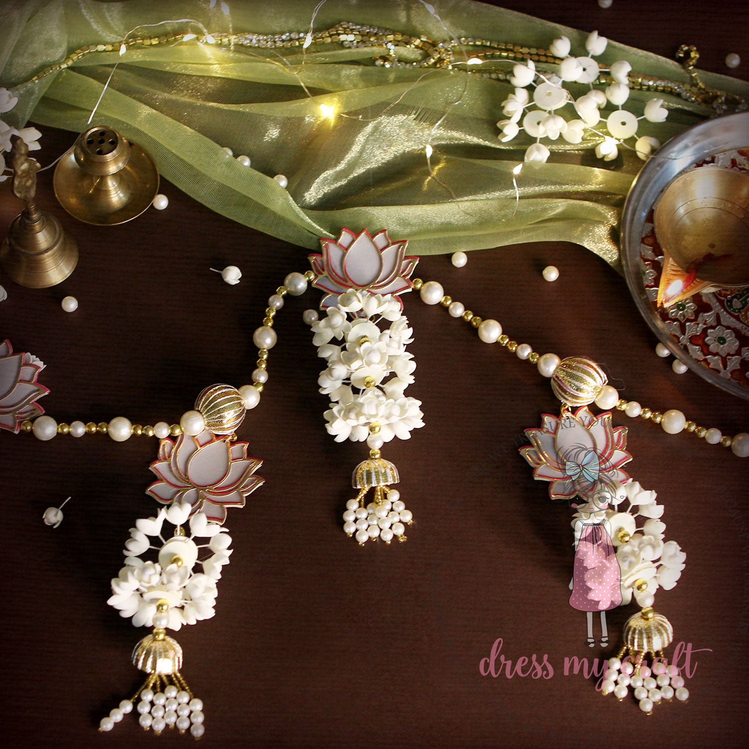 Lotus Latkan & Toran Combo Class With Kit & Tutorial