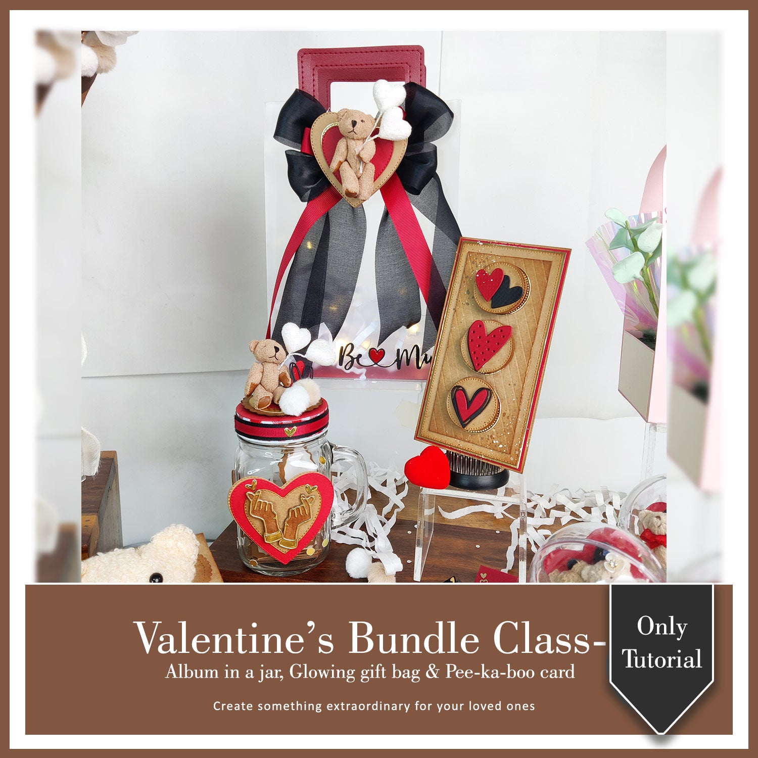 Valentine’s bundle (Valentine's Day) Class With Kit & Tutorial