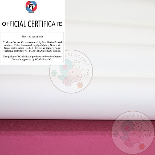 Foamiran Sheet - White