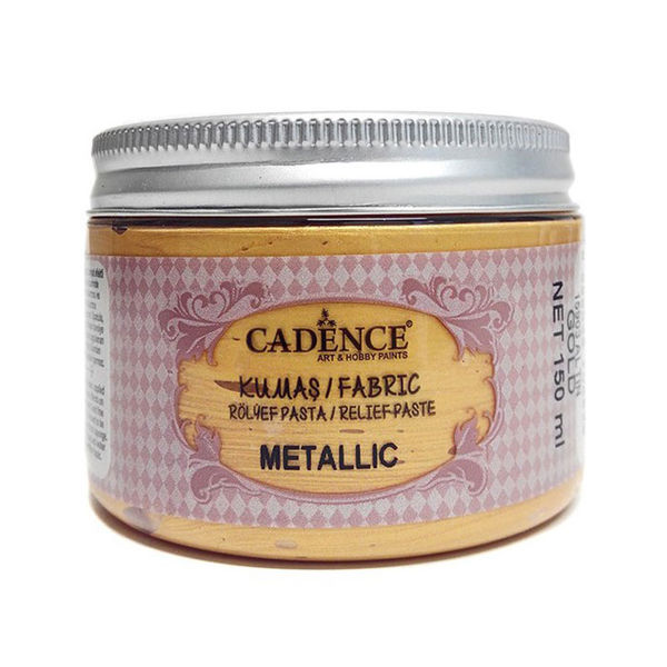 Fabric Relief Paste Metallic - Gold