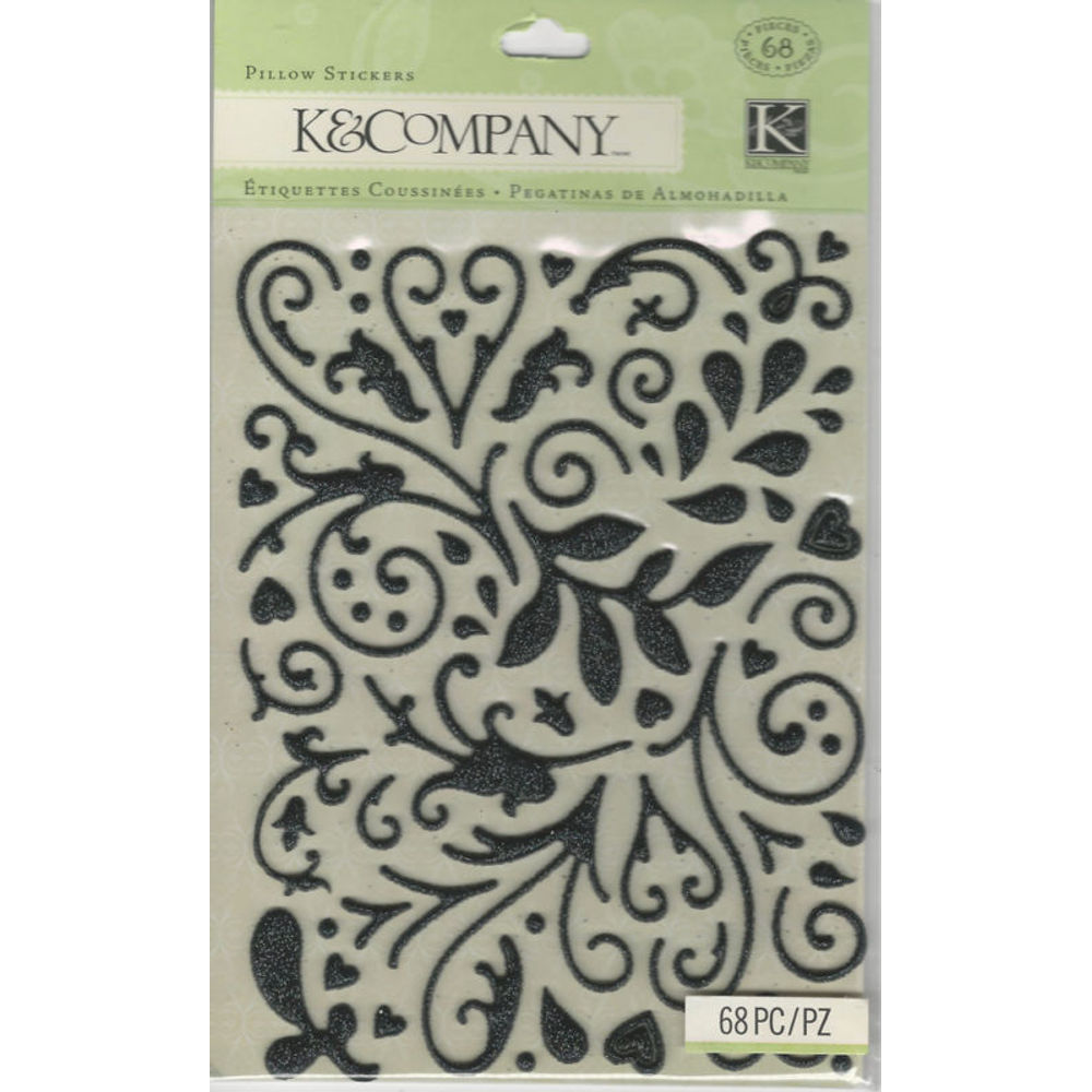 Elegance Glitter Pillow Stickers