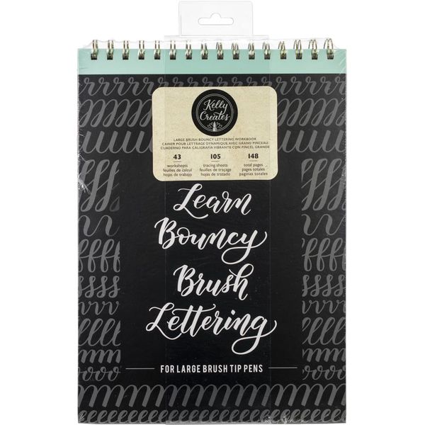 Bouncy Large Brush Workbook 8.5" x 12.3"