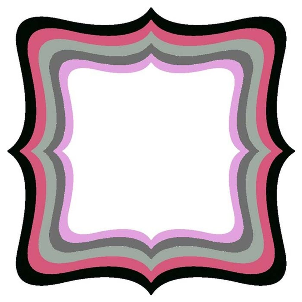 XXL Square Frame Frilly #4