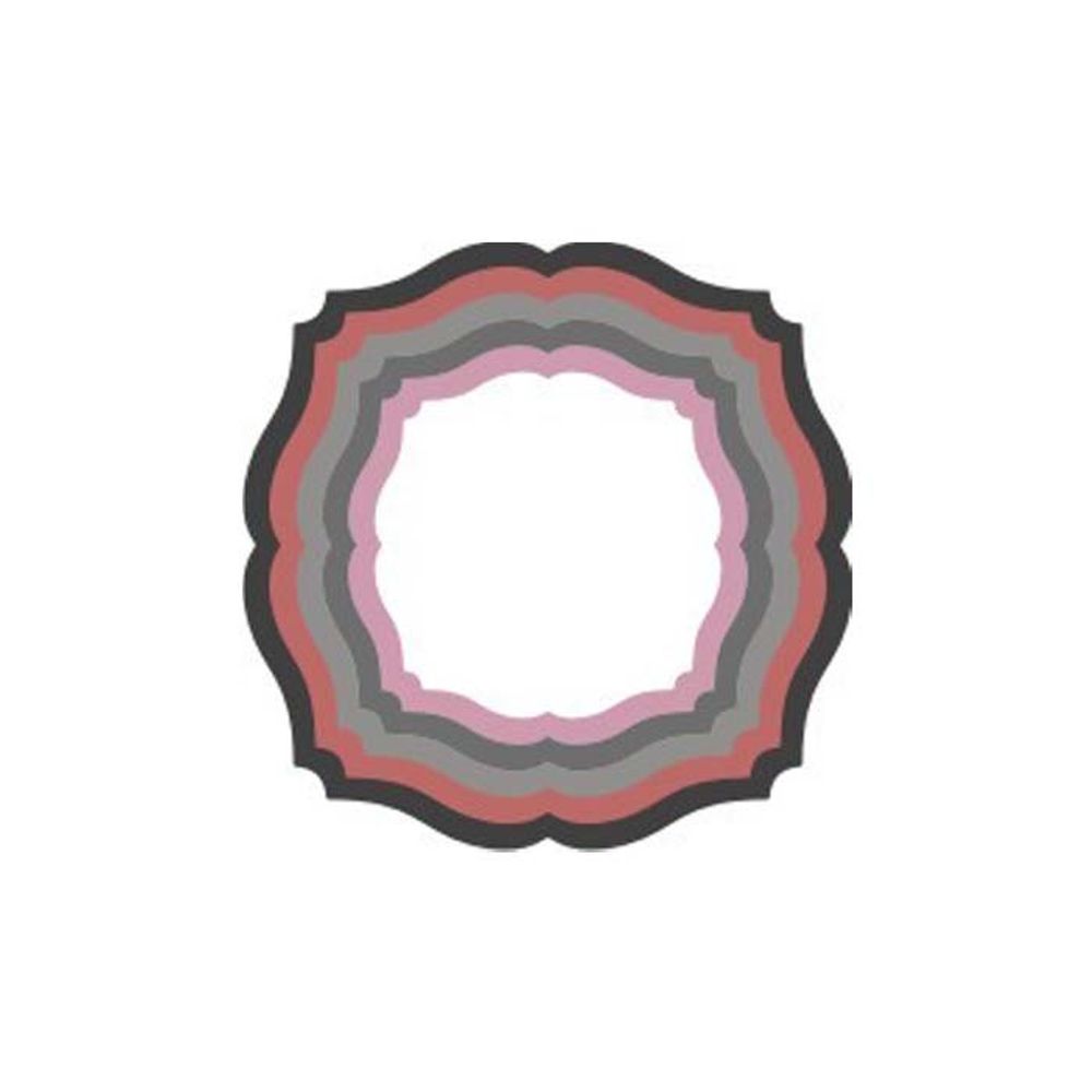 XXL Square Frame Frilly #10