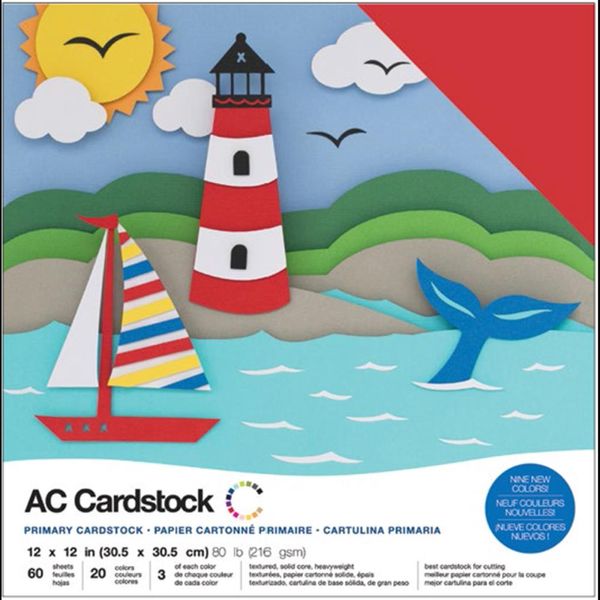 Primaries - 12" x 12" Cardstock Pack