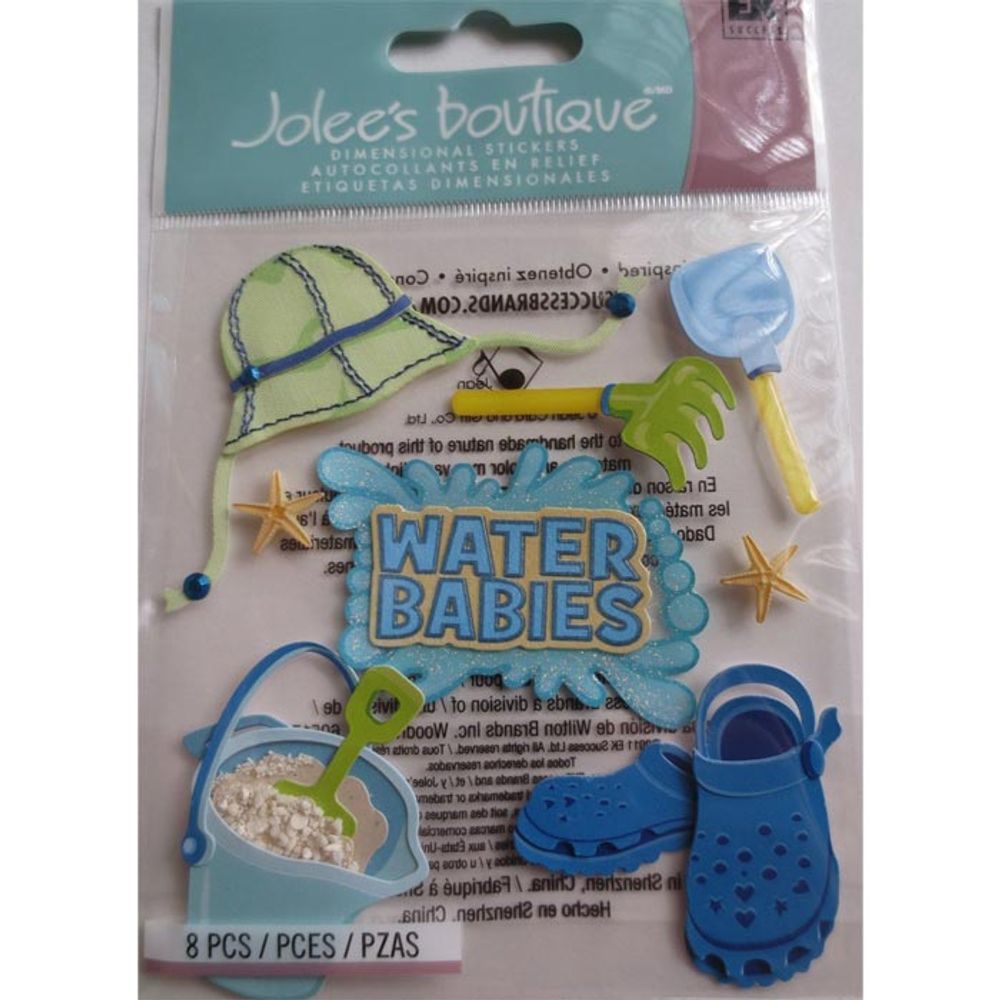 Water Babies Dimensional Stickers