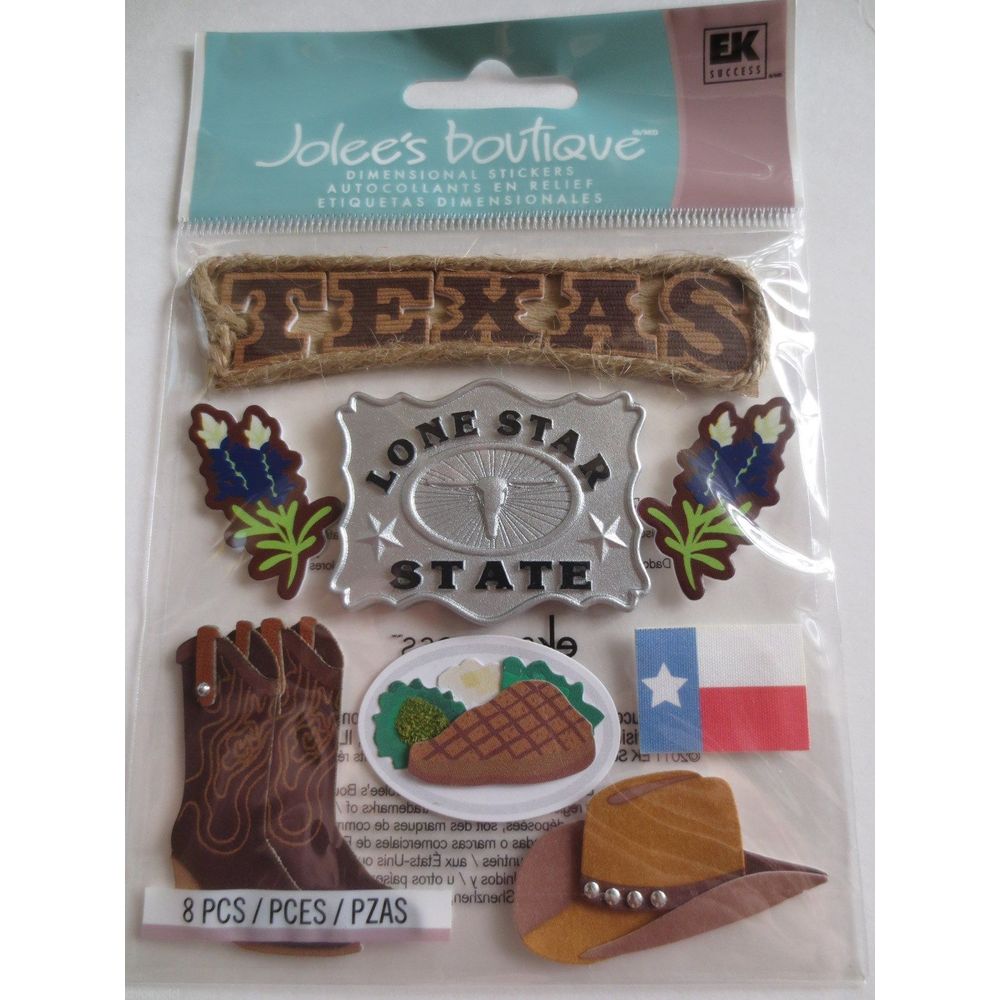TEXAS Dimensional Stickers