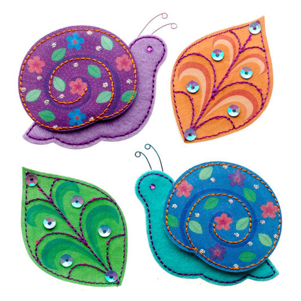 Colorful Snails Stickers
