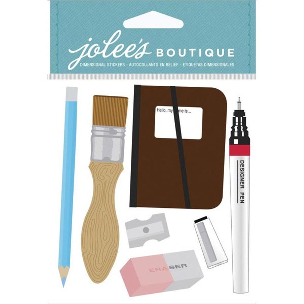 Drafting Supplies Dimensional Stickers