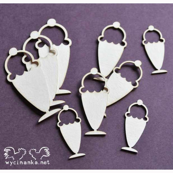 Twist - Desserts - Chipboard Cutouts